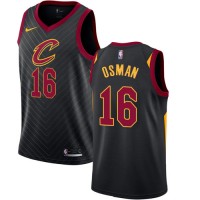 Nike Cleveland Cavaliers #16 Cedi Osman Black NBA Swingman Statement Edition Jersey