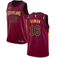 Nike Cleveland Cavaliers #16 Cedi Osman Red NBA Swingman Icon Edition Jersey