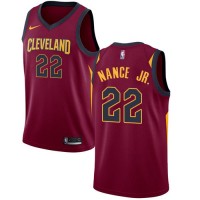 Nike Cleveland Cavaliers #22 Larry Nance Jr. Red NBA Swingman Icon Edition Jersey