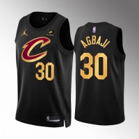Cleveland Cleveland Cavaliers #30 Ochai Agbaji Men's Black Nike NBA 2022-23 Statement Edition Jersey