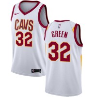 Nike Cleveland Cavaliers #32 Jeff Green White NBA Swingman Association Edition Jersey