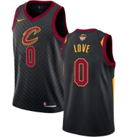 Nike Cleveland Cavaliers #0 Kevin Love Black The Finals Patch NBA Swingman Statement Edition Jersey