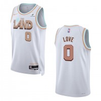 Cleveland Cleveland Cavaliers #0 Kevin Love Unisex Nike White 2022-23 Swingman Jersey - City Edition