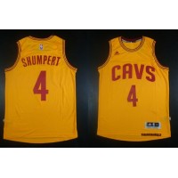 Revolution 30 Cleveland Cavaliers #4 Iman Shumpert Gold Stitched NBA Jersey