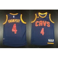 Revolution 30 Cleveland Cavaliers #4 Iman Shumpert Navy Blue CavFanatic Stitched NBA Jersey