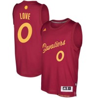 Cleveland Cavaliers #0 Kevin Love Red 2016-2017 Christmas Day Stitched NBA Jersey