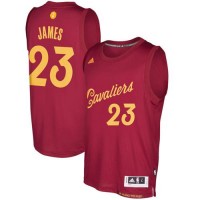 Cleveland Cavaliers #23 LeBron James Red 2016-2017 Christmas Day Stitched NBA Jersey