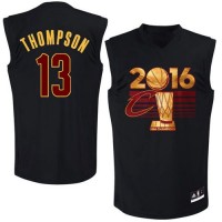 Cleveland Cavaliers #13 Tristan Thompson Black 2016 NBA Finals Champions Stitched NBA Jersey