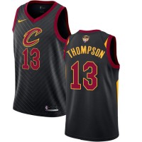 Nike Cleveland Cavaliers #13 Tristan Thompson Black The Finals Patch NBA Swingman Statement Edition Jersey