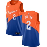 Nike Cleveland Cavaliers #2 Collin Sexton Blue NBA Swingman City Edition 2018/19 Jersey
