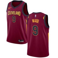 Nike Cleveland Cavaliers #9 Dwyane Wade Red NBA Swingman Icon Edition Jersey