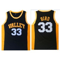 Boston Celtics #33 Larry Bird Black Springs Valley High School Stitched NBA Jersey