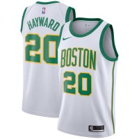 Nike Boston Celtics #20 Gordon Hayward White NBA Swingman City Edition 2018/19 Jersey