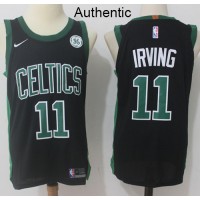 Nike Boston Celtics #11 Kyrie Irving Black NBA Authentic Statement Edition Jersey