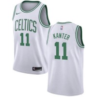 Nike Boston Celtics #11 Enes Kanter White NBA Swingman Association Edition Jersey