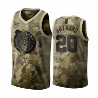 Nike Boston Celtics #20 Gordon Hayward 2019 Salute to Service Desert Camo NBA Jersey