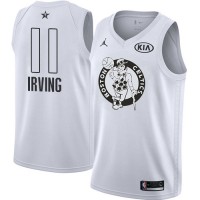Nike Boston Celtics #11 Kyrie Irving White NBA Jordan Swingman 2018 All-Star Game Jersey