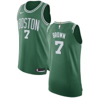 Nike Boston Celtics #7 Jaylen Brown Green NBA Authentic Icon Edition Jersey