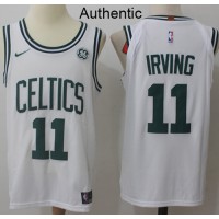 Nike Boston Celtics #11 Kyrie Irving White NBA Authentic Association Edition Jersey