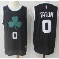 Nike Boston Celtics #0 Jayson Tatum Black Fashion NBA Swingman Jersey