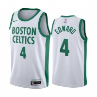 Nike Boston Celtics #4 Carsen Edward White NBA Swingman 2020-21 City Edition Jersey