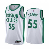 Nike Boston Celtics #55 Jeff Teague White NBA Swingman 2020-21 City Edition Jersey
