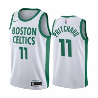 Nike Boston Celtics #11 Payton Pritchard White NBA Swingman 2020-21 City Edition Jersey