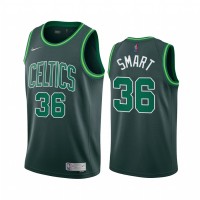 Boston Boston Celtics #36 Marcus Smart Green NBA Swingman 2020-21 Earned Edition Jersey
