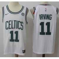 Nike Boston Celtics #11 Kyrie Irving White NBA Swingman Association Edition Jersey