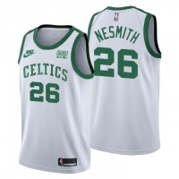 Boston Boston Celtics #26 Aaron Nesmith Men's Nike Releases Classic Edition NBA 75th Anniversary Jersey White