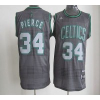 Boston Celtics #34 Paul Pierce Black Rhythm Fashion Stitched NBA Jersey