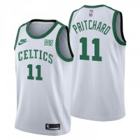 Boston Boston Celtics #11 Payton Pritchard Men's Nike Releases Classic Edition NBA 75th Anniversary Jersey White