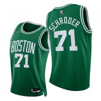 Nike Boston Celtics #71 Dennis Schroder Men's 2021-22 75th Diamond Anniversary NBA Jersey Green