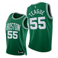 Nike Boston Celtics #55 Jeff Teague Men's 2021-22 75th Diamond Anniversary NBA Jersey Green