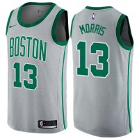 Nike Boston Celtics #13 Marcus Morris Gray NBA Swingman City Edition Jersey