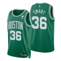 Nike Boston Celtics #36 Marcus Smart Green Men's 2021-22 NBA 75th Anniversary Diamond Swingman Jersey - Icon Edition