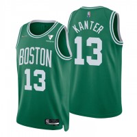 Nike Boston Celtics #13 Enes Kanter Green Men's 2021-22 NBA 75th Anniversary Diamond Swingman Jersey - Icon Edition