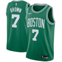 Nike Boston Celtics #7 Jaylen Brown Green NBA Swingman Icon Edition Jersey