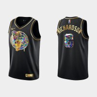 Boston Boston Celtics #8 Josh Richardson Men's Golden Edition Diamond Logo 2021/22 Swingman Jersey - Black