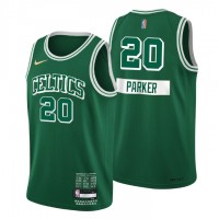 Boston Boston Celtics #20 Jabari Parker Men's Nike Green 2021/22 Swingman NBA Jersey - City Edition