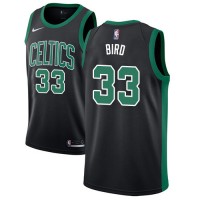 Nike Boston Celtics #33 Larry Bird Black NBA Swingman Statement Edition Jersey
