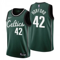 Nike Boston Celtics #42 Al Horford Men's 2022-23 City Edition NBA Jersey - Cherry Blossom Green