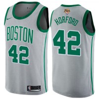 Nike Boston Celtics #42 Al Horford Gray 2022 NBA Finals Swingman City Edition Jersey