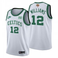 Boston Boston Celtics #12 Grant Williams Men's Nike Releases Classic Edition 2022 NBA Finals 75th Anniversary Jersey White