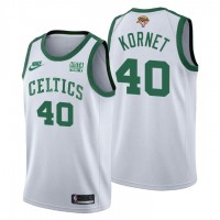 Boston Boston Celtics #40 Luke Kornet Men's Nike Releases Classic Edition 2022 NBA Finals 75th Anniversary Jersey White