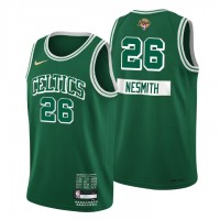Boston Boston Celtics #26 Aaron Nesmith Men's Nike Green 2022 NBA Finals Swingman City Edition Jersey