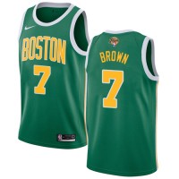 Nike Boston Celtics #7 Jaylen Brown Green 2022 NBA Finals Swingman Earned Edition Jersey