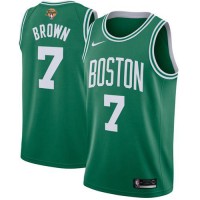 Nike Boston Celtics #7 Jaylen Brown Green 2022 NBA Finals Swingman Icon Edition Jersey