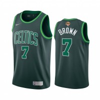 Nike Boston Celtics #7 Jaylen Brown Green Swingman 2022 NBA Finals Earned Edition Jersey
