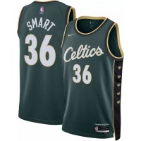 Boston Boston Celtics #36 Marcus Smart Unisex Nike Turquoise 2022-23 Swingman Jersey - City Edition